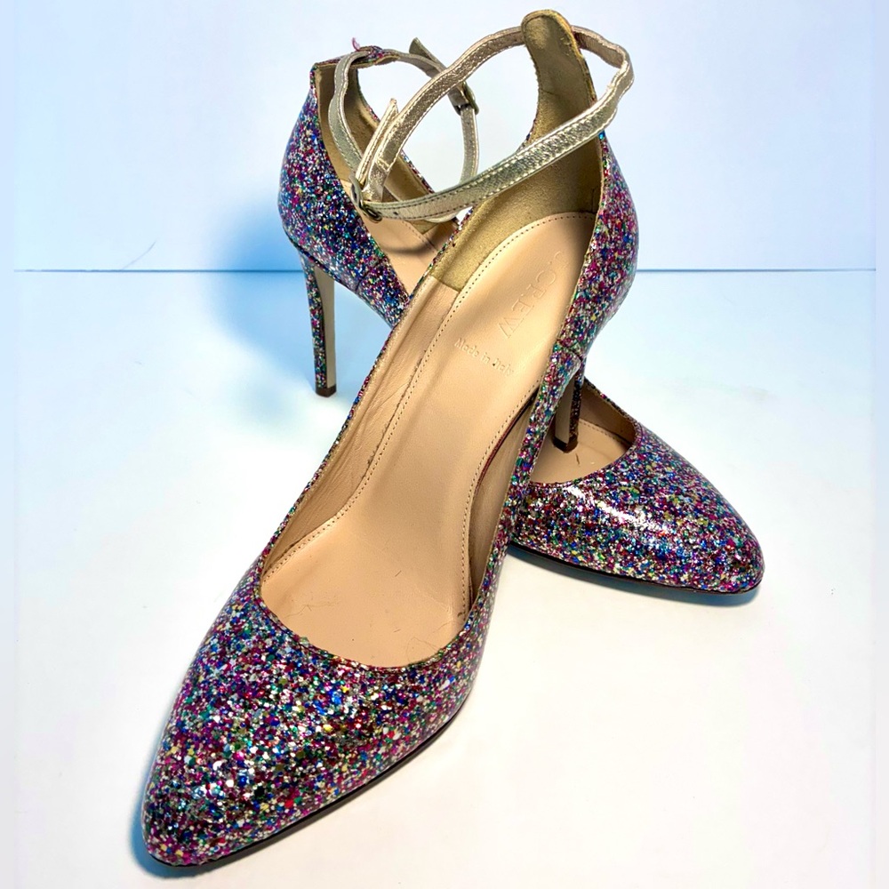 Sparkling Multicolor Glitter Heels